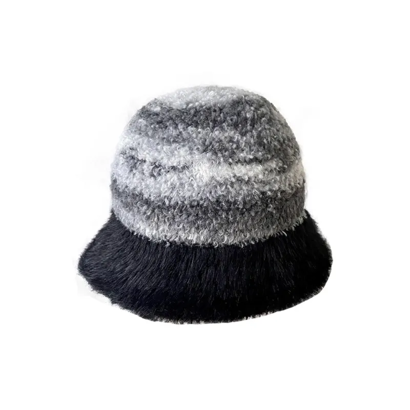 PISHUSHU Polyester Bucket Hats Women's 4 Colors Available For Selection-0