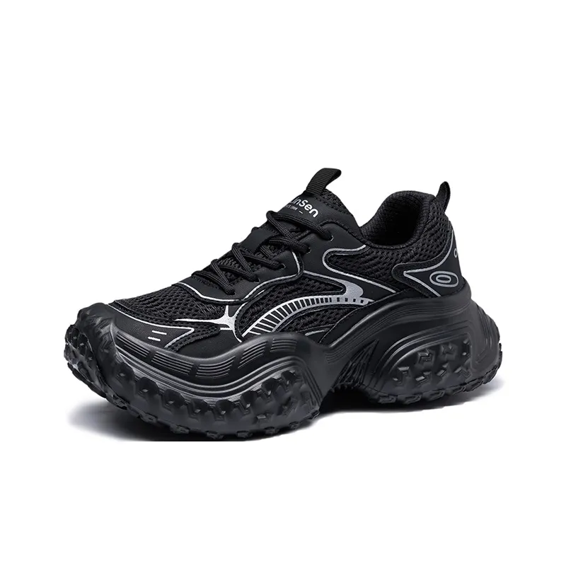 Mulinsen Anti Slip And Wear Resistant Height Increasing Low Top Chunky Sneakers Women's-2