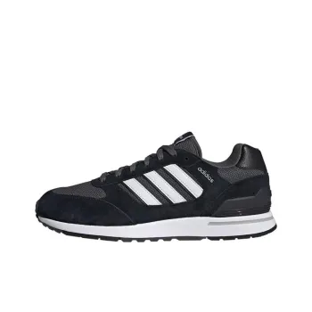 Adidas Run 80s Anti Slip Wear Resistant Low Top Casual Shoes Men's Black