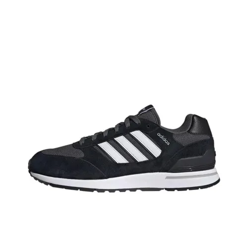 Adidas Run 80s Anti Slip Wear Resistant Low Top Casual Shoes Men's Black