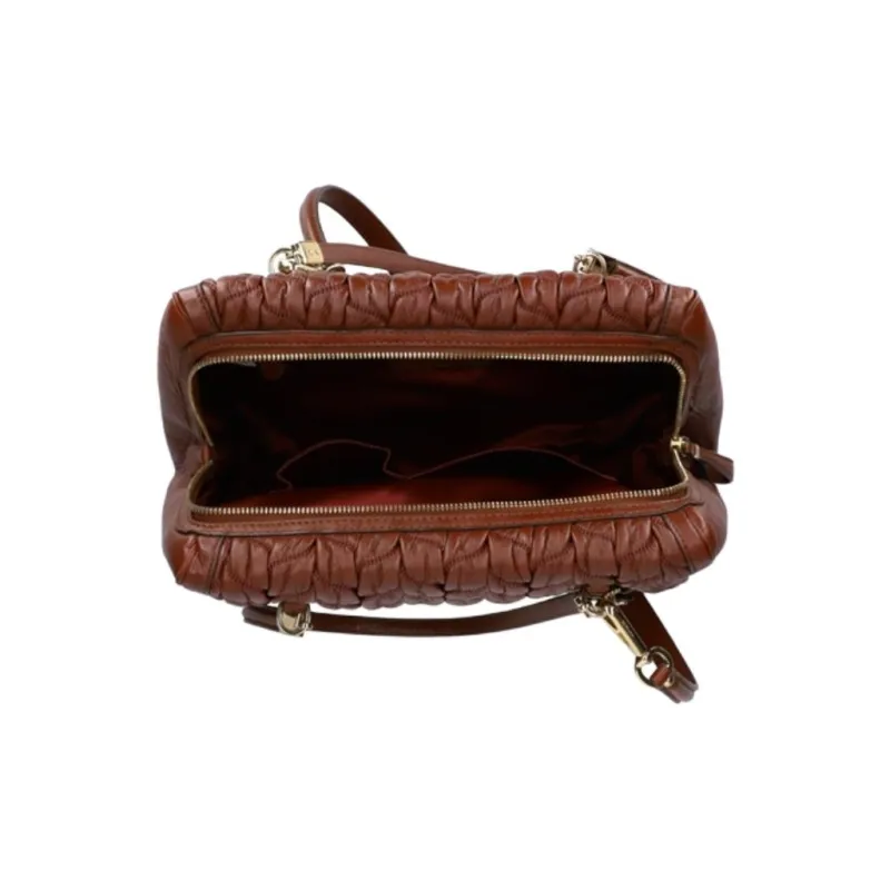 COACH Madison Leather Shoulder Bag, Crossbody Bag, Handbag Large Size Women's Chestnut-2