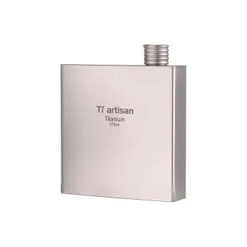 Tiartisan Outdoor Water Equipment Flask 175ml Pure Titanium