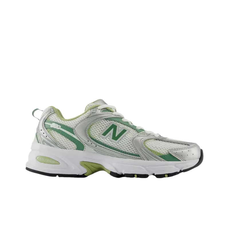 New Balance 530 Silver Metallic Mallard Green-1