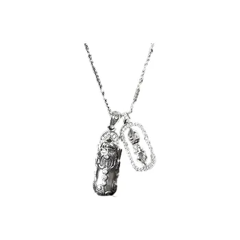 Stone Edge Poly 925 Sterling Silver Necklaces Women's