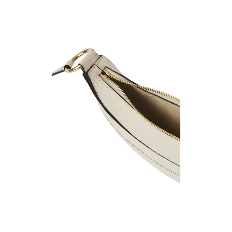 Chloe Shiny Grained Calfskin Crossbody Bag Shoulder Bag Women's Plant Beige-4