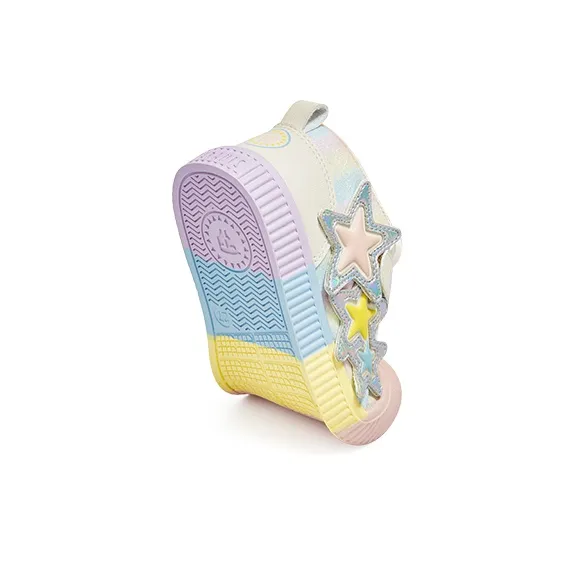 TARANIS Anti Slip And Wear Resistant Warm Kids' Skateboarding Shoes White/Pink Children Aged 3 7 Years Old-3