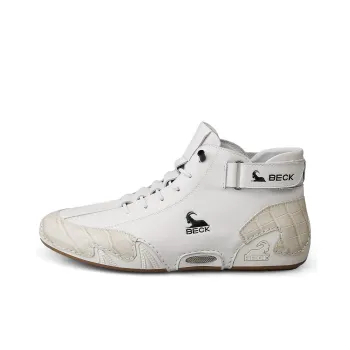 BECK Men's Casual Shoes Men Mid Top White