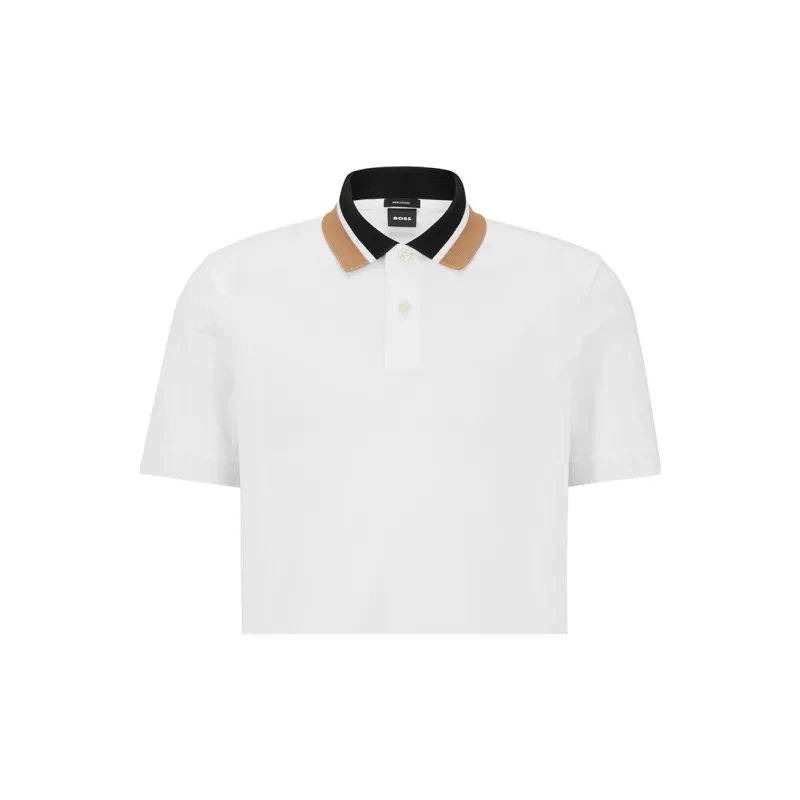 HUGO BOSS SS23 Polo Shirt Men's White-4