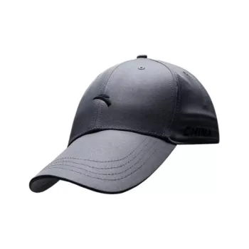 Anta Recycled Polyester Fabric Baseball Caps Unisex Medium Gray