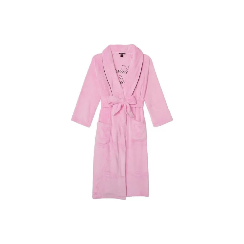 AF 2024 Victoria's Secret Fashion Show Collection THE MIX Pajama Robe Men's Soft Pink-0