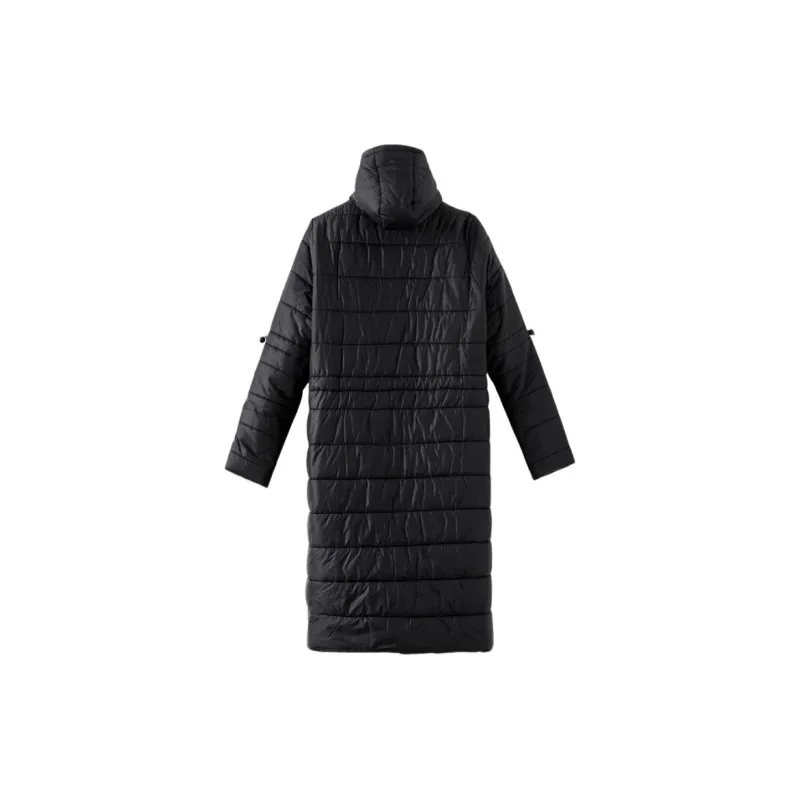 Late White Puffer Jacket Women's Black-1