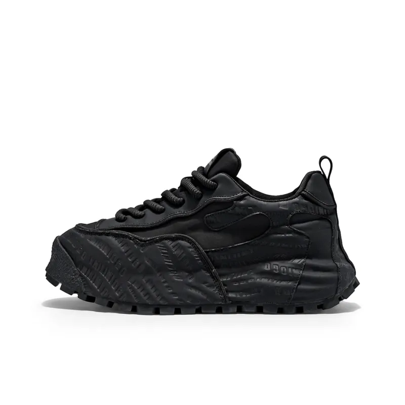 Wooden Rabbit Cushioning, Slip Resistant, Abrasion Resistant, Height Increasing Low Top Casual Shoes Men's-10