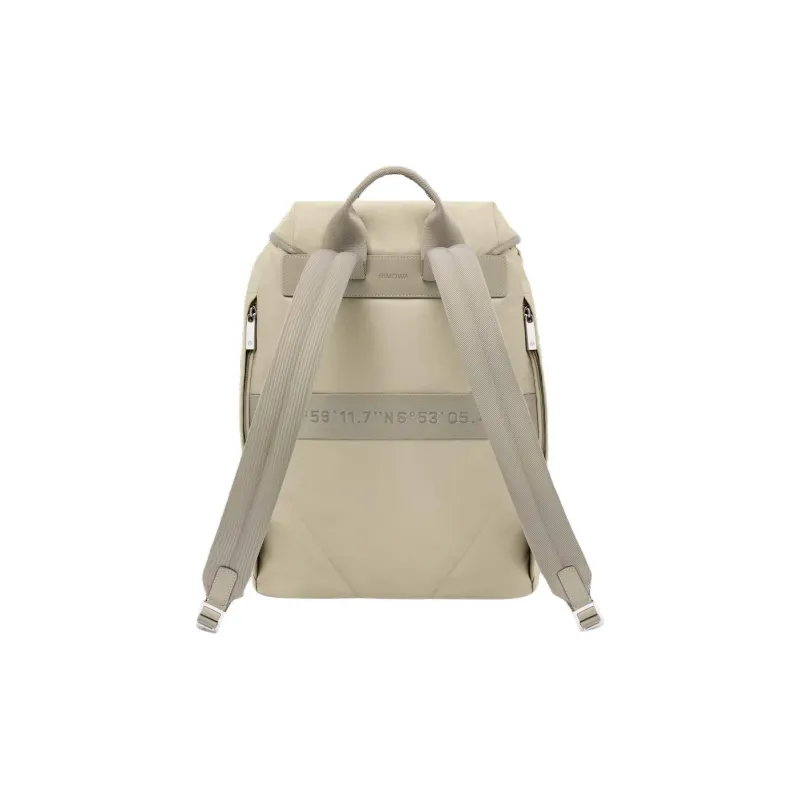 RIMOWA Recycled Nylon With Leather Backpack Tubas Men's Sand Dune-2