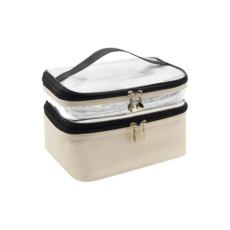 LONGYITANG Storage Bags Black Ecru Pink-2