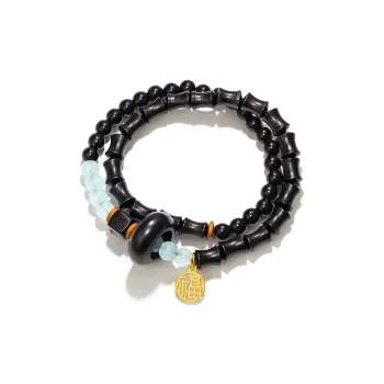 JINGCHENGGOU Ebony Bracelets Unisex