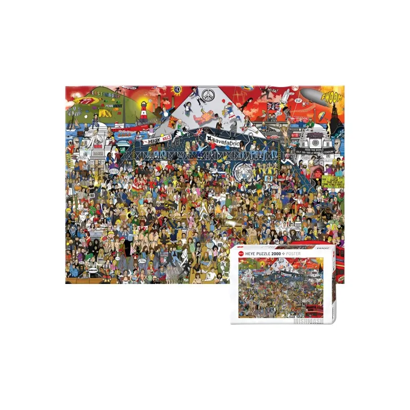 HEYE Historical Records Collection UK Music History Puzzles 2000pcs 29848-3