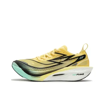 361° Flying Flame 3.5 Cushioning Anti Slip And Wear Resistant Low Top Running Shoes Unisex Yellow Blue Black