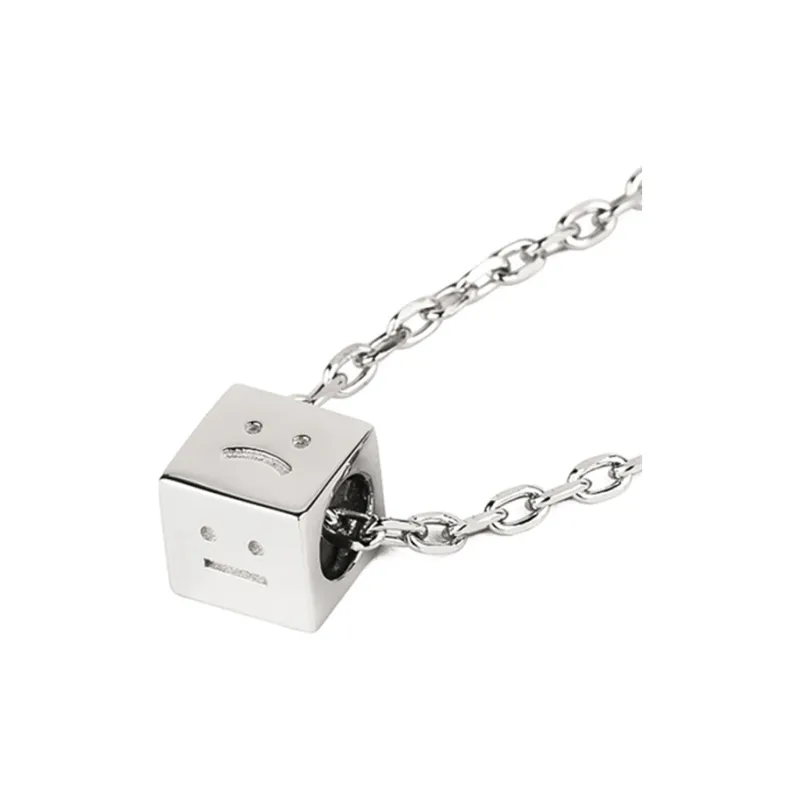 GUDUD Titanium Steel Necklaces Unisex Silver-2