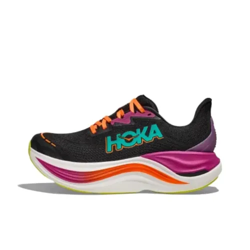 HOKA ONE ONE SKYWARD X Anti Slip Wear Resistant Low Top Running Shoes Women's Black