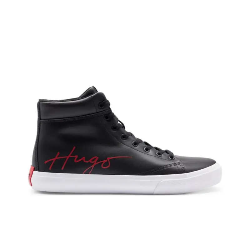 HUGO BOSS Stylish Skateboarding Shoes Men's Black-1