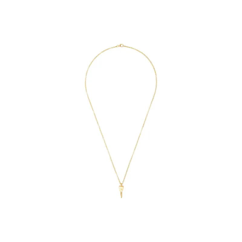 Alighieri 24K Gold Recycled Bronze Necklaces Men's Gold-2