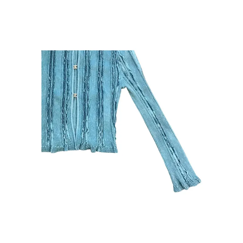 CHANEL Knitwear Women's Blue-5