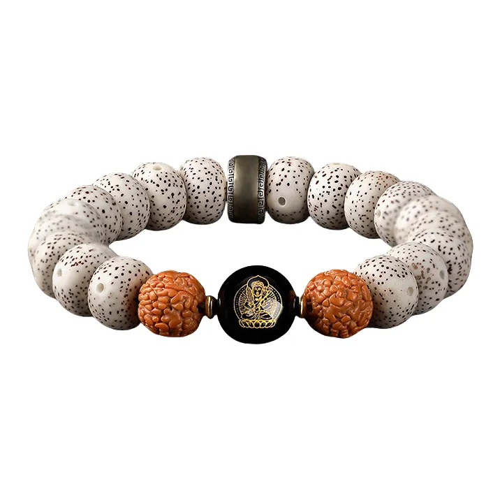 ZHIZUO Star Moon Bodhi Seeds Bracelets Unisex-2