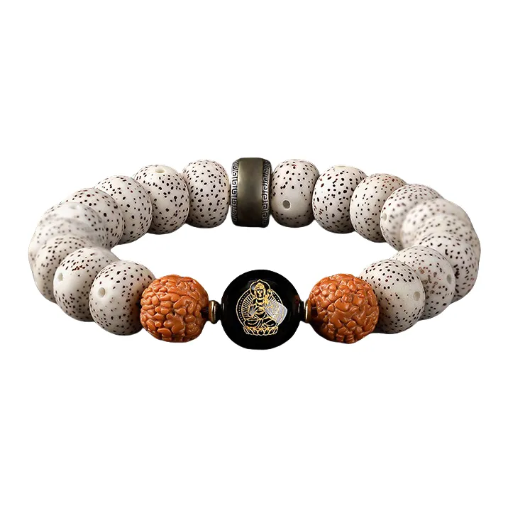 ZHIZUO Star Moon Bodhi Seeds Bracelets Unisex-5