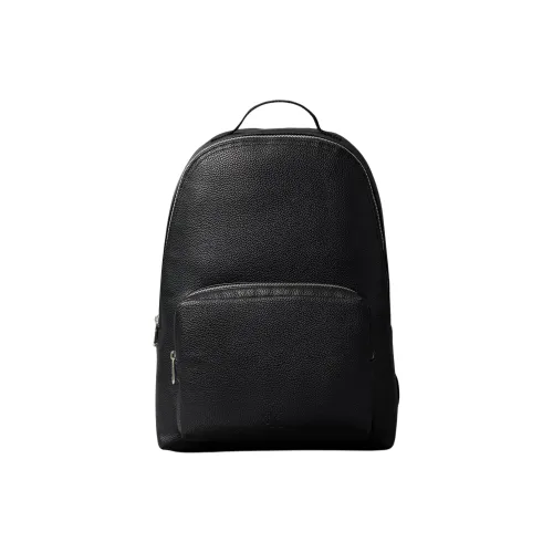 CALVIN KLEIN All Polyurethane Backpack Large Size Women's Black