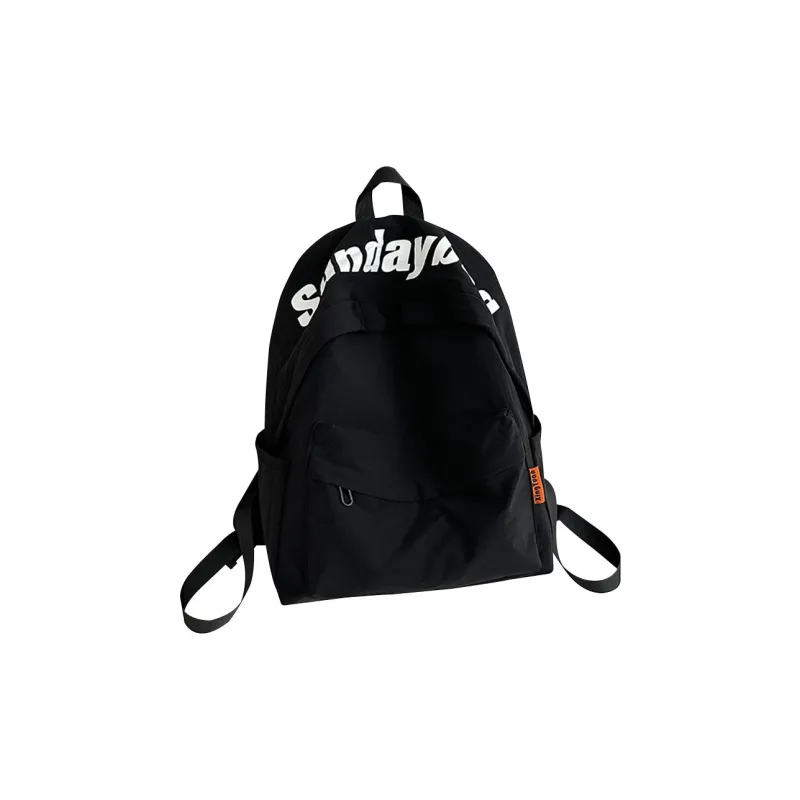 ADOONGA Nylon Backpack Unisex Black-6