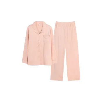 WANANNI Pajama Set Women's Orange Pink