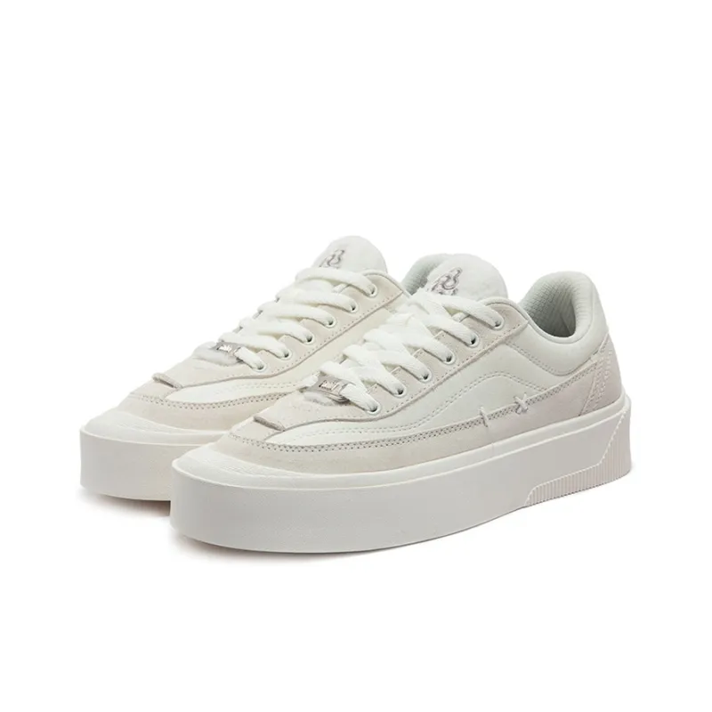 361° Dune Series Slip Resistant Cushioning Balance Low Top Skateboard Shoes Men's Feather White-2