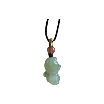 Andaozi Hetian Jade Necklaces Pale Greenish White Jade Unisex