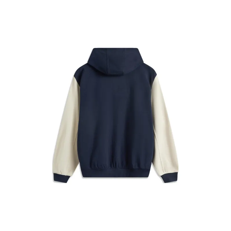 LiNing Basketball Collection Sweatshirt Men's Dark Marine Blue/Oat Gray-1