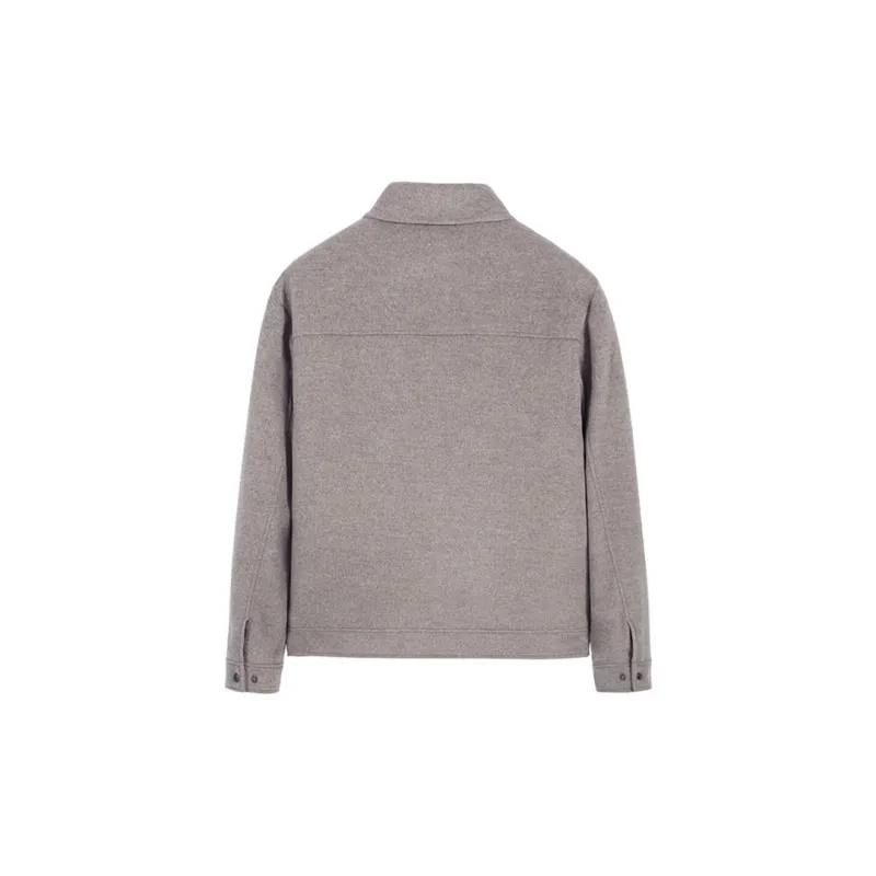 DAVID NAMAN Coats Men Gray-1