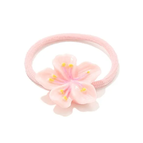 Like A Dream Acrylic Fabric Rubber Band Hair Clips Women's-13