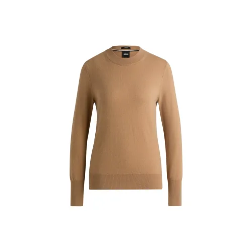 HUGO BOSS Cashmere Sweaters Women's Brown