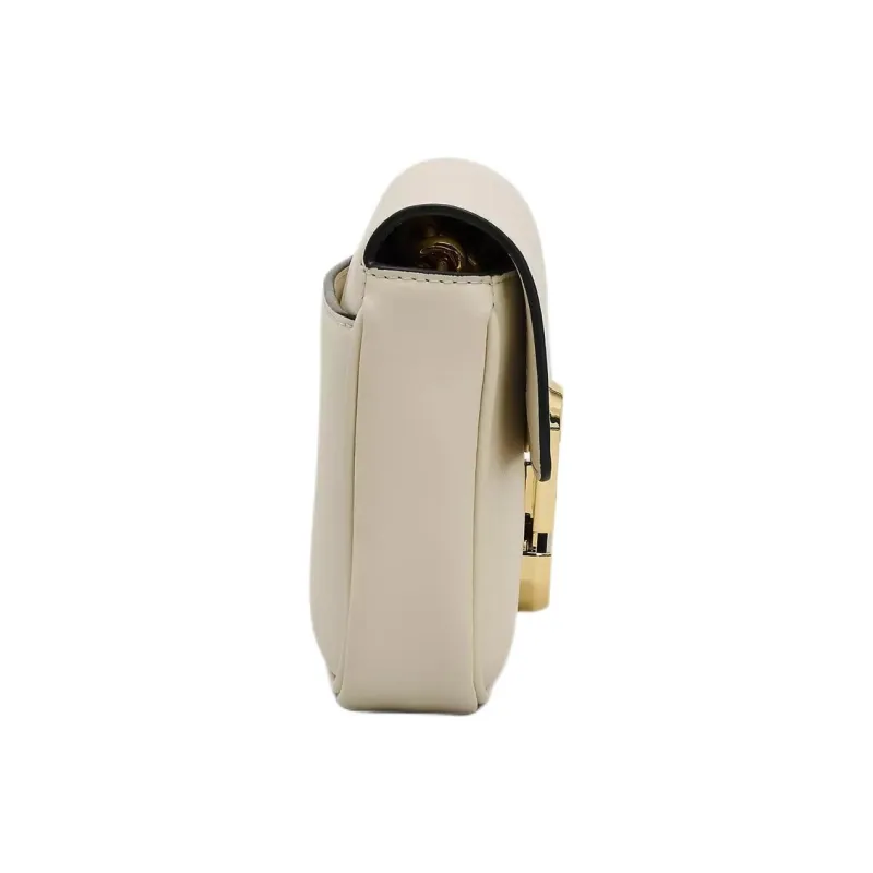 MARC JACOBS Smooth Leather Portable Crossbody Bag, Shoulder Bag Medium Size Women's White-1