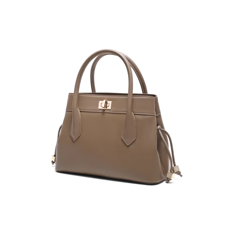 BELLE Cow Leather One Shoulder Handbag Medium Size Women's Multicolor-1