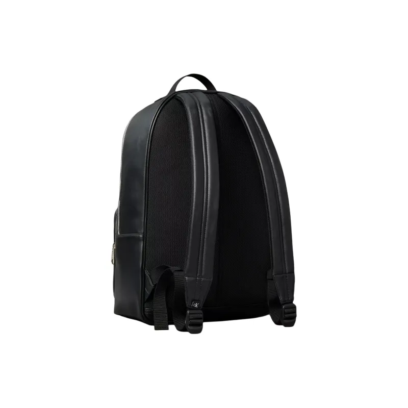 CALVIN KLEIN Polyurethane Backpack Men's Black-1