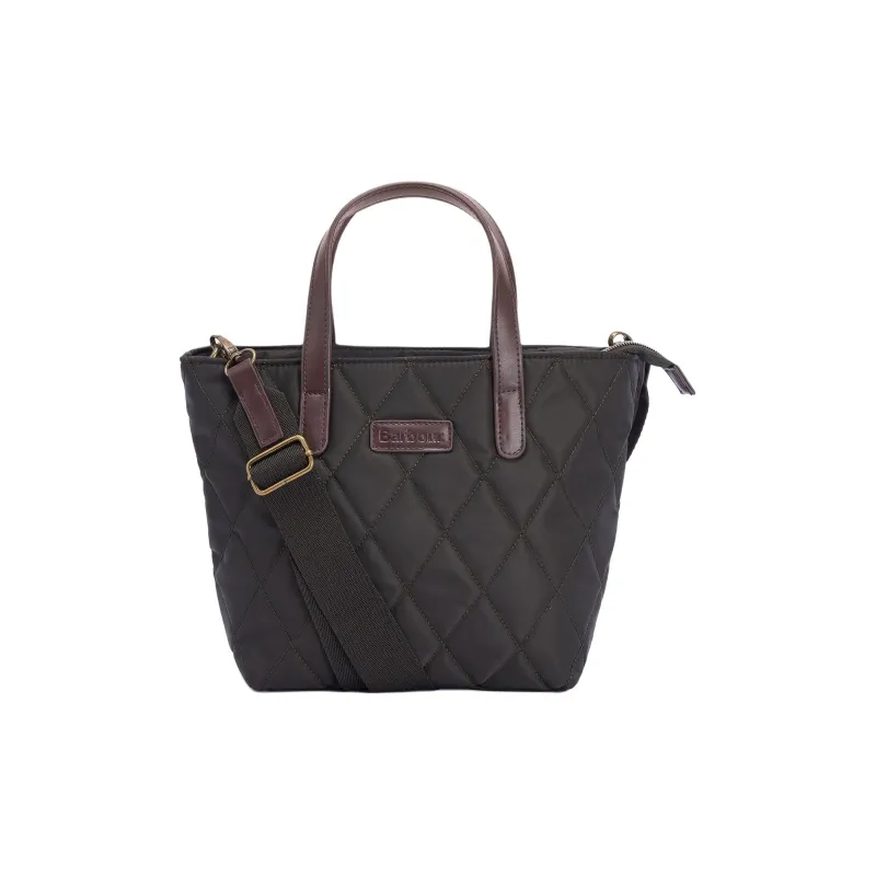 BARBOUR Nylon Tote Bag Shopping Bag Shoulder Bag Crossbody Bag Handbag Mini Women's Olive Green-0