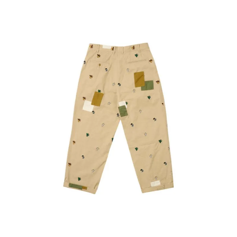 PALACE X Beams Plus Pleated Twill Trousers-1