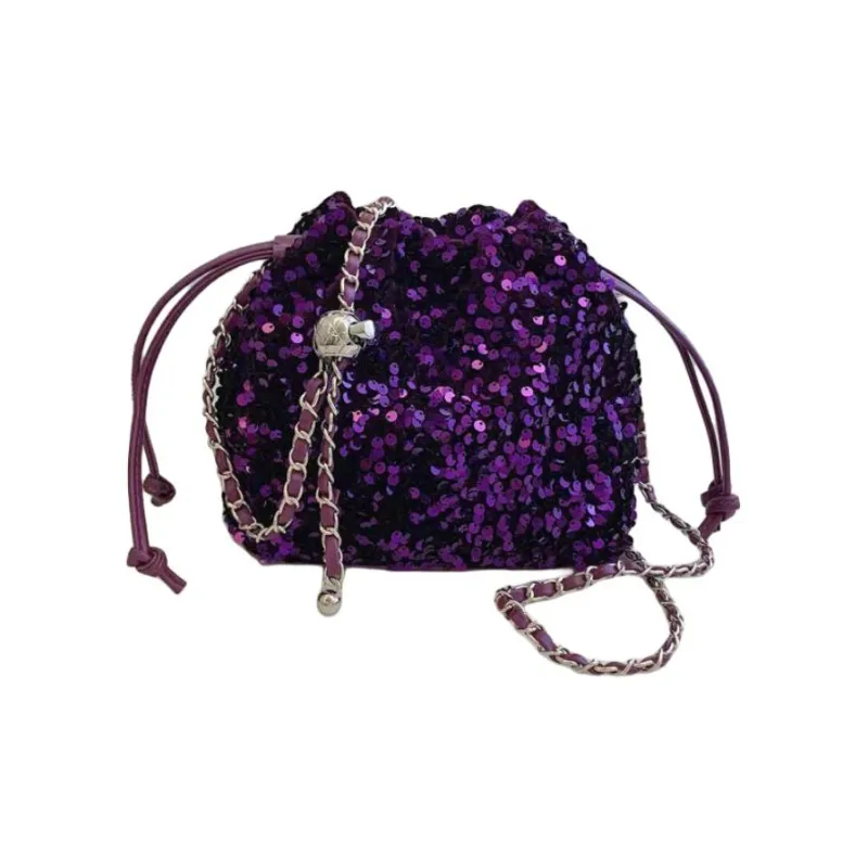 RKM Sequins Versatile Shoulder Bag Crossbody Bag Regular Women's Multicolor-4