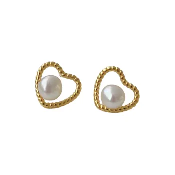 YUDIAN Freshwater Pearl Stud Earrings Women's