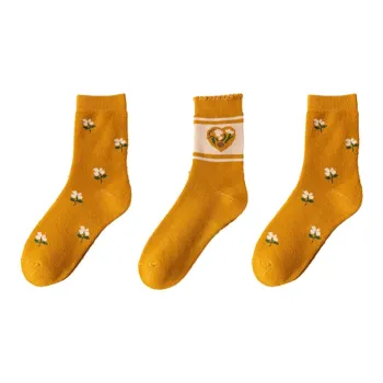 YUZHAOLIN Mid Calf Socks Women's Combo Set