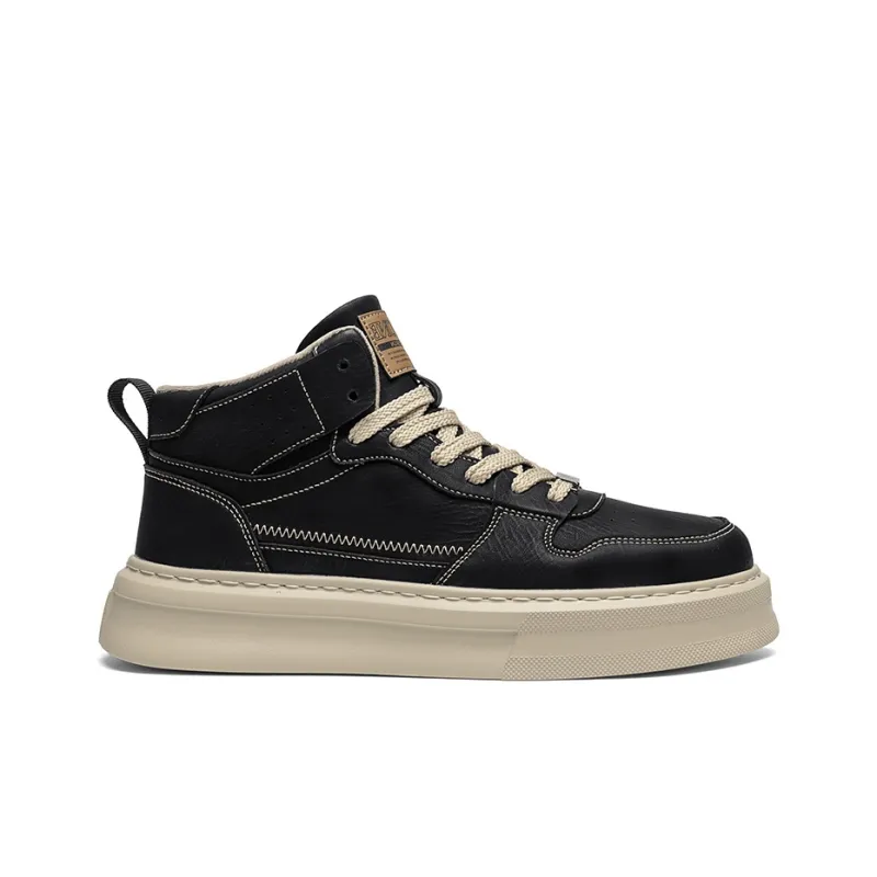 X-ZONE Anti-Slip And Wear-Resistant Height Increasing High-Top Skateboard Shoes Men's-7