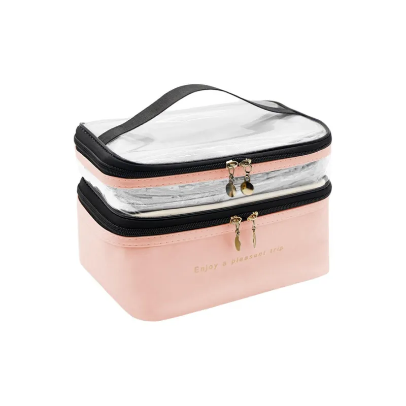 LONGYITANG Storage Bags Black Ecru Pink-5