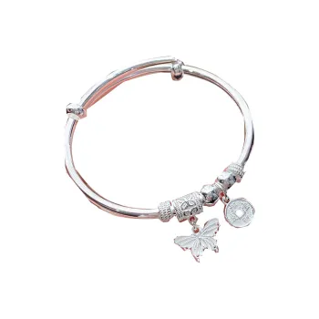 Stone Edge Poly 999 Fine Silver Bangles Women's