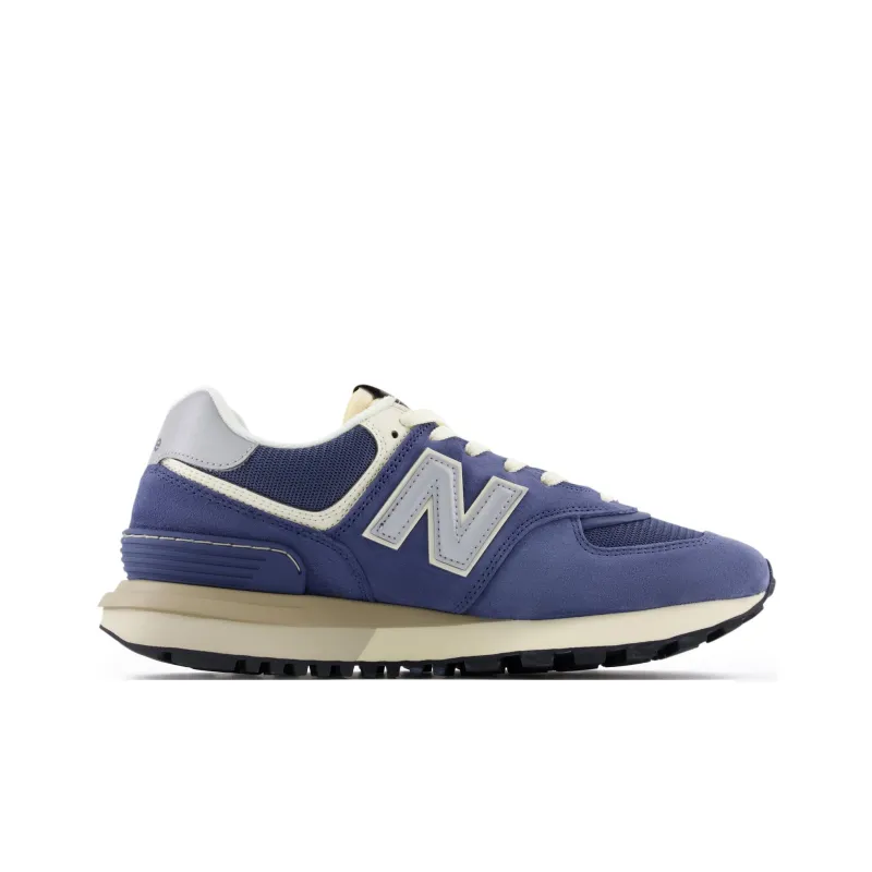 New Balance 574 Legacy Anti Slip Wear Resistant Low Top Running Shoes Unisex Blue-1