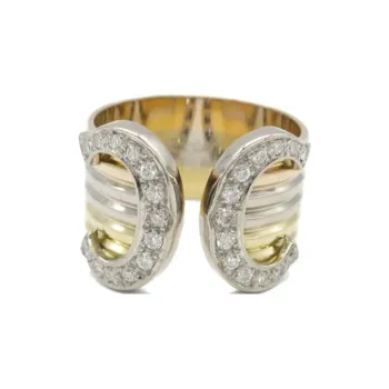 CARTIER Diamond Rings Unisex Gold